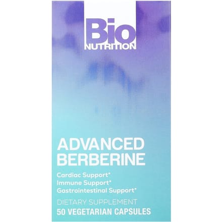 Bio Nutrition, Berbérine Avancée, 600 mg, 50 Capsules Végétales