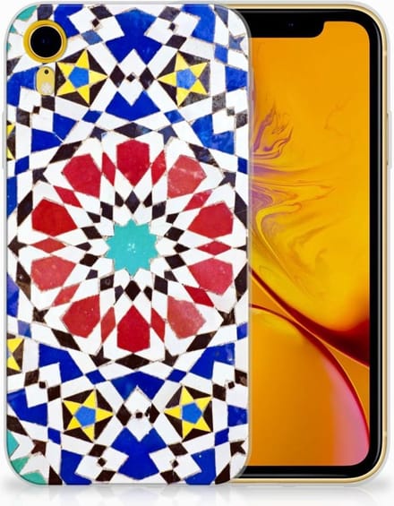 Apple iPhone Xr TPU Siliconen Hoesje Mozaïek