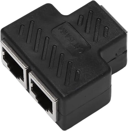 RJ45 Splitter Adapter voor 2 Poorten – Ethernet LAN Netwerk Verdeelstekker
