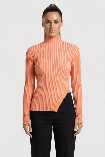 & Other Stories Kay Top Orange Größe: S | Longsleeves Outlet | Damen | Orange