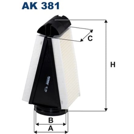 Luchtfilter FILTRON AK 381
