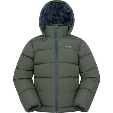 Mountain Warehouse Kinderen Hawthorne Waterafstotende Gewatteerde Jas (Khaki Groen)