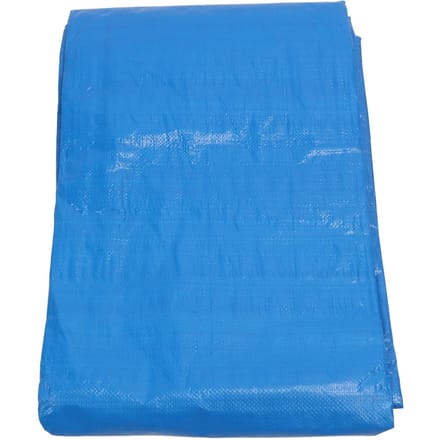 Bâche en polyéthylène robuste 5 x 6 m, imperméable, résistante aux UV, anti-usure, avec bords renforcés et métal blue
