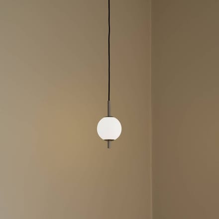 UMAGE LED hanglamp Audrey, staalkleurig, 1-lamp, Ø 12 cm