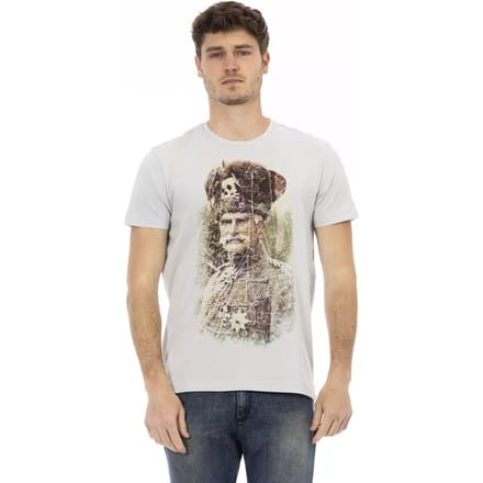 Trussardi Action Grijze Katoenen Heren T-shirt