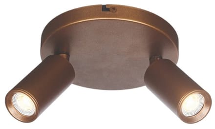 Freelight - Spot Scolo 2 lichts Ø 15 cm brons goud