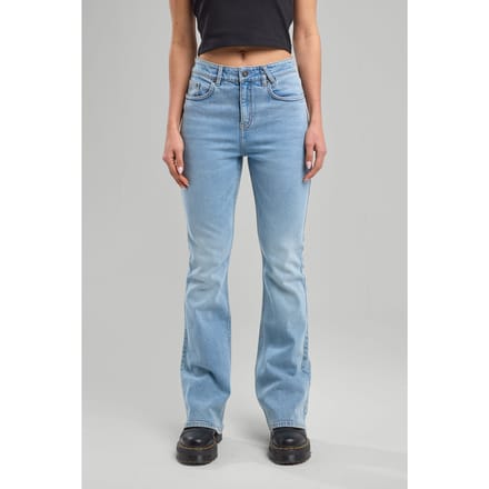 America Today Peggy Denim Blue Maat: W24L32 | Flared Jeans Outlet | Dames | Blauw