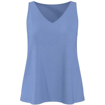 ESMARA Linnen dames top (Blauw, S (36/38))