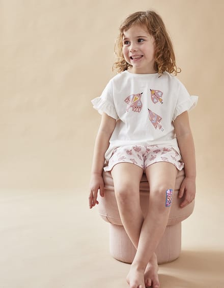 Noukie's - Pyjama - Zomer - Meisje - Vogrels - 2 jaar 92