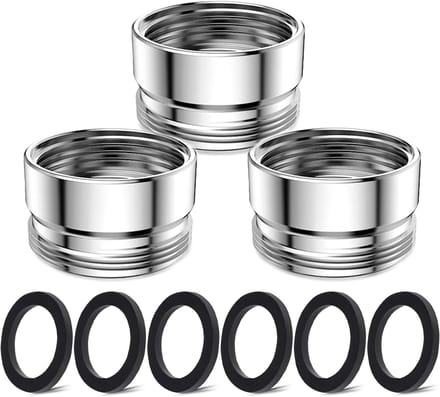 Set van 3 Stuks M22mm Kraanadapter voor Keuken Aerator, Tuinslang Aansluiting en Waterfilter Accessoires