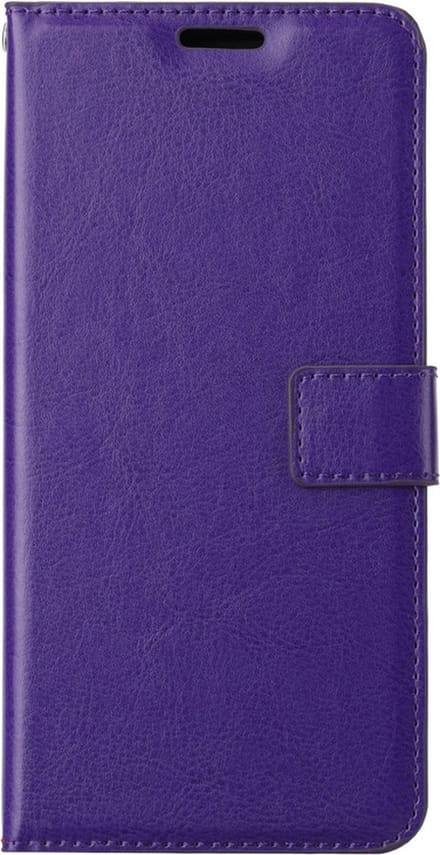 iPhone 13 Pro Max Telefoonhoesje - Bookcase - Ruimte voor 3 pasjes - Kunstleer - SAFRANT1 - Paars