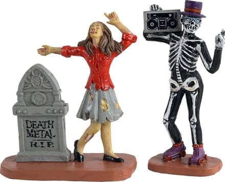Lemax - Undead Groove, Set Of 2 - Kersthuisjes & Kerstdorpen