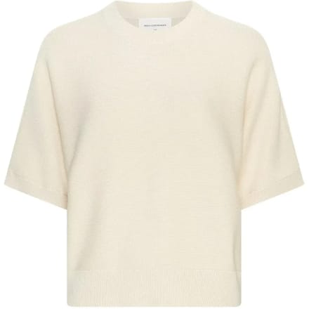 MSCH Copenhagen Mschthamira 2/4 Pullover Tops & T-shirts Dames - Shirt - Ecru - Maat M/L