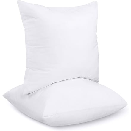AIO FACTORY - Kussen - Antiallergisch - Mikrofiber - Wit - 80x80 cm