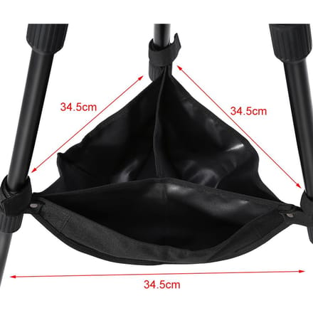 Zware Duurzame Zwarte Statief Stabilisator Steen Zak Fotografie Tackle Accessoire black