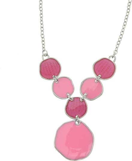 Behave ketting - Gekleurde ronde hanger - Nikkelvrij - Modeaccessoire