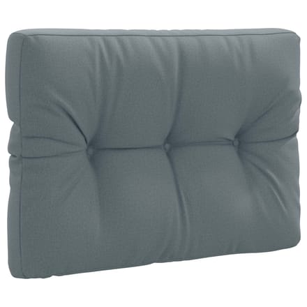 vidaXL - Palletrugkussen - VIANEN - 100% - Polyester - Blauw - 70 - x - 60 - x - 12 - cm