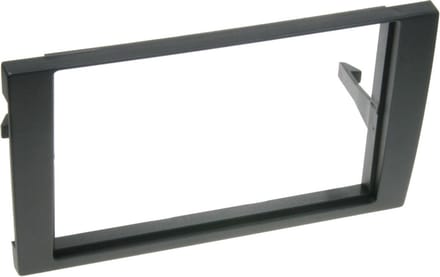 2-DIN Paneel geschikt voor Audi A4 B6 / B7 (8E) - Seat Exeo (3R) - Kleur : Zwart