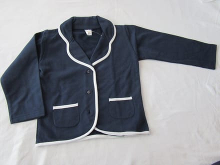 dirkje , meisje, gilet , marine , 104 - 4 jaar
