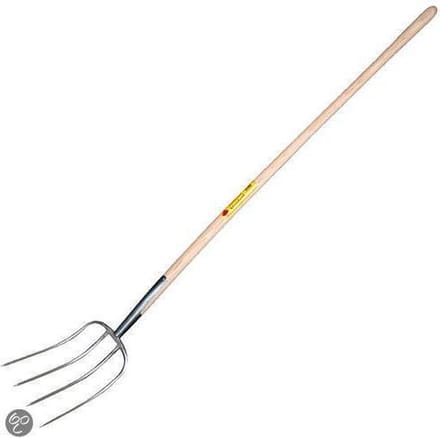 Kerbl Mestvork 130cm 4-t Zilver