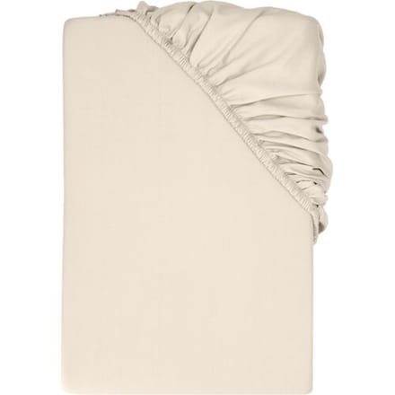 LIVARNO Satijnen hoeslaken 90-100 x 200 cm (Beige)