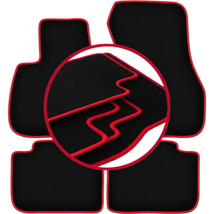 CARLUX-RED automatten voor: BMW X1 F48 FL SUV (2015-)