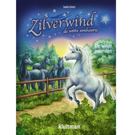 Zilverwind de witte eenhoorn - De wilde paarden Voorleesboeken