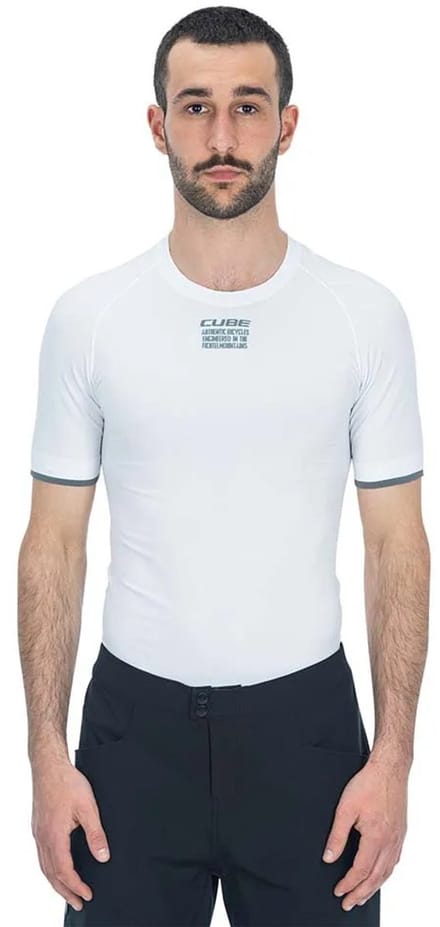 Cube Race Be Cool Korte Mouwen Basislaag Wit XL-2XL Man
