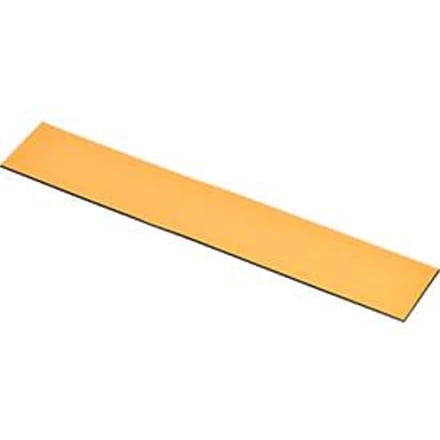 Magnetische magazijnkaartjes, geel, 70 x 200 mm