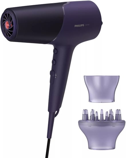 Philips Haardroger 5000 Series BHD514 - hairdryer - purple metallic - 2300 W