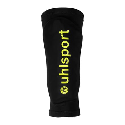 Uhlsport X Plate Scheenbeschermer - Zwart / Fluogeel | Maat: M