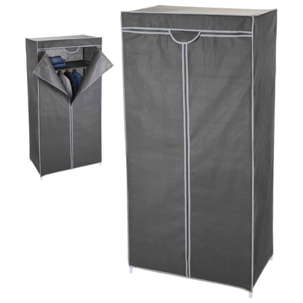 Garderobekast - Kledingkast hang en leg - Grijs - 75 x 45 x 160cm