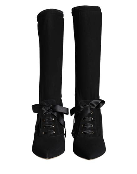 Hoge Hakken Veterschoenen