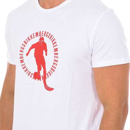 PUPINO Herren-Kurzarm-Rundhals-T-Shirt BKK1MTS02