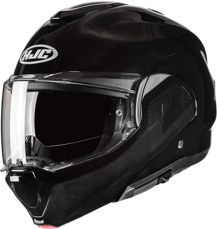 HJC F100 Solid Metal Zwart Systeemhelm - Helm