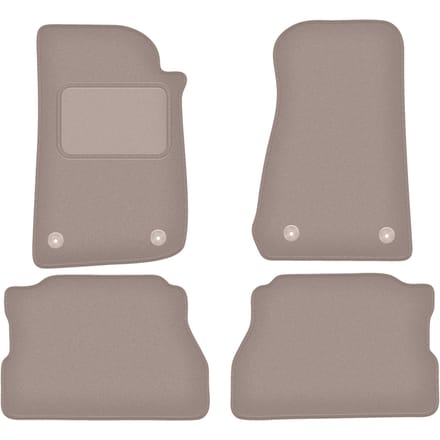 Beige veloursmatten voor: Jeep Wrangler IV Rubicon off-road (2017-)