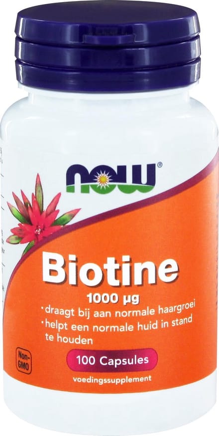 NOW Foods, Biotine, 1000 mcg, 100 caps 2 Unit