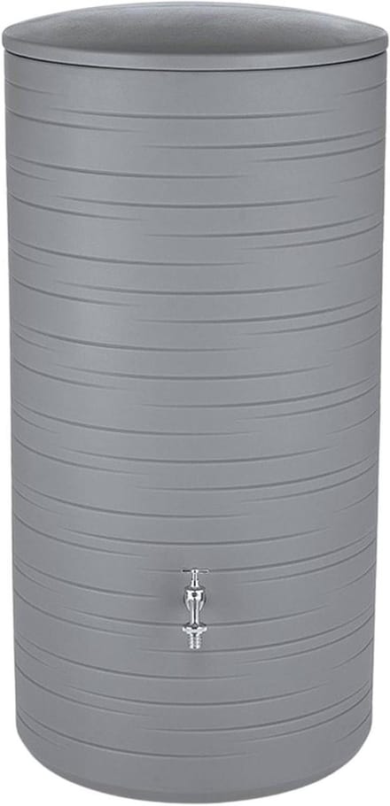 Regenton - Watertank - Water Opslaan - Kindveilig Deksel - 285 Liter - Grijs