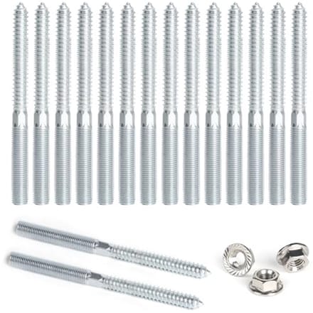 Dubbele Kopschroeven M10 x 120 mm - 15 Stuks Torx Schroeven met Vergrendelingsmoeren