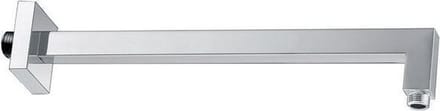 Wiesbaden Hydro Luxe douche arm vierkant muurbevestiging 40cm chroom