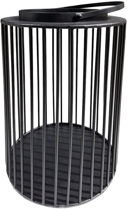 Windlicht Maripa | Medium | Zwart | Ø30 x H60 cm