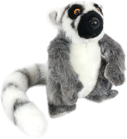 PIA Soft Toys - Pluche Knuffeldier Katta - zittend - 19 cm