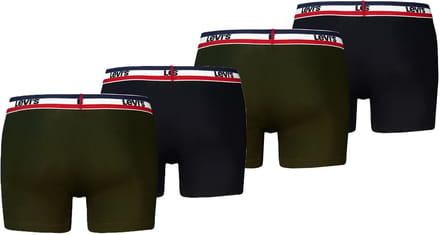Pack of 4 men's Levis REPEAT LOGO SPW BOXER boxer shorts underwear pants