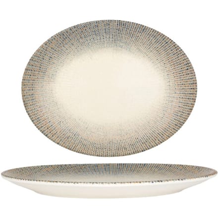 Bonna Serveerschaal - Sway - Porselein - 25x19 cm - set van 2