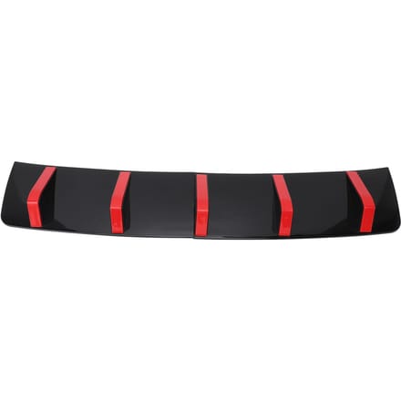 2 STUKS Achterbumper Lip Diffuser Universele Onderbumper Spoiler Haaienvin Beschermer voor 1 Serie E90 black