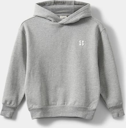 Sofie Schnoor Girls Oversized Hoodie Grey Melange - Maat 152