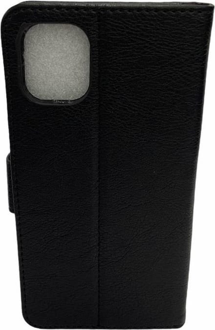 iPhone 13 Zwart Portemonnee Wallet Case – TPU hoesje met pasjes Flip Cover - 2x Gratis Screen Protector
