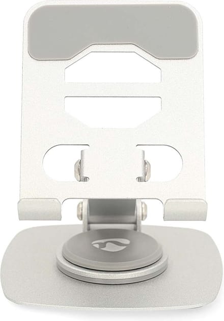 Nedis Smartphonestandaard - Universeel - Draai- en Kantelbaar - Zilver