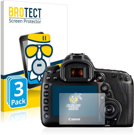 BROTECT - Screenprotector voor Canon EOS 5D Mark IV - Folie Beschermfolie Beschermglas matte 3 Stuks