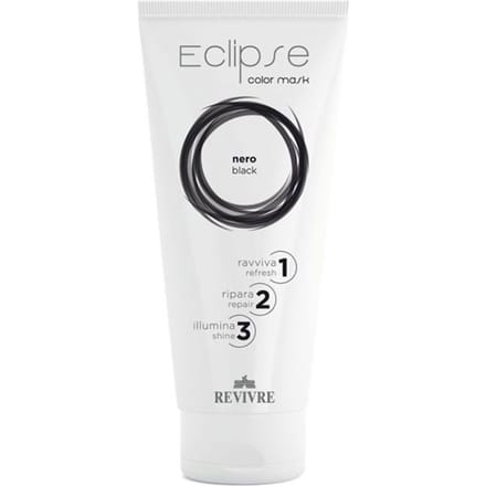 Colorations Temporaires Masque couleur ECLIPSE #Noir 200 ml